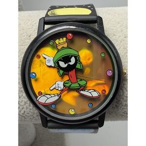 Fantasma 1994 Marvin The Martian Unisex 3-D Watch New Battery 34MM 8" Hologram